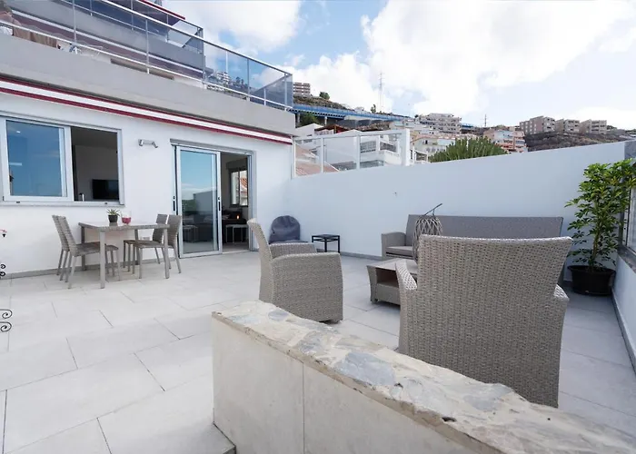 Luxurious With Large Terrace And Sea Views Apartamento Tabaiba